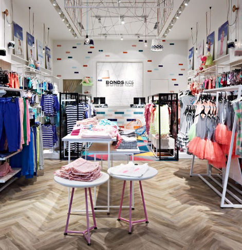trackspot for kids' clothing store