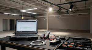 Professional LED lighting commissioning equipment and control devices