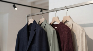 Energy-efficient retail lighting uses controlled LED spotlights to illuminate merchandise without excessive ambient light.